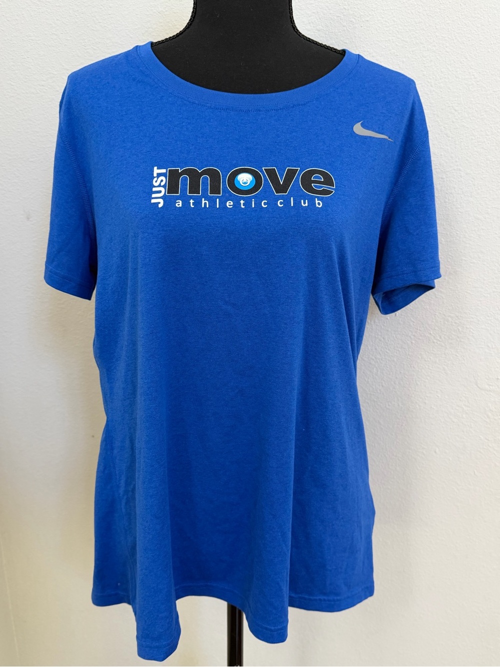 Nike Royal Blue Short Sleeve DRI-FIT Tee with Swoosh